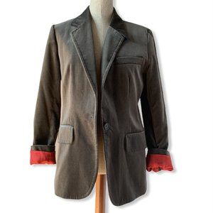 J Crew One button blazer